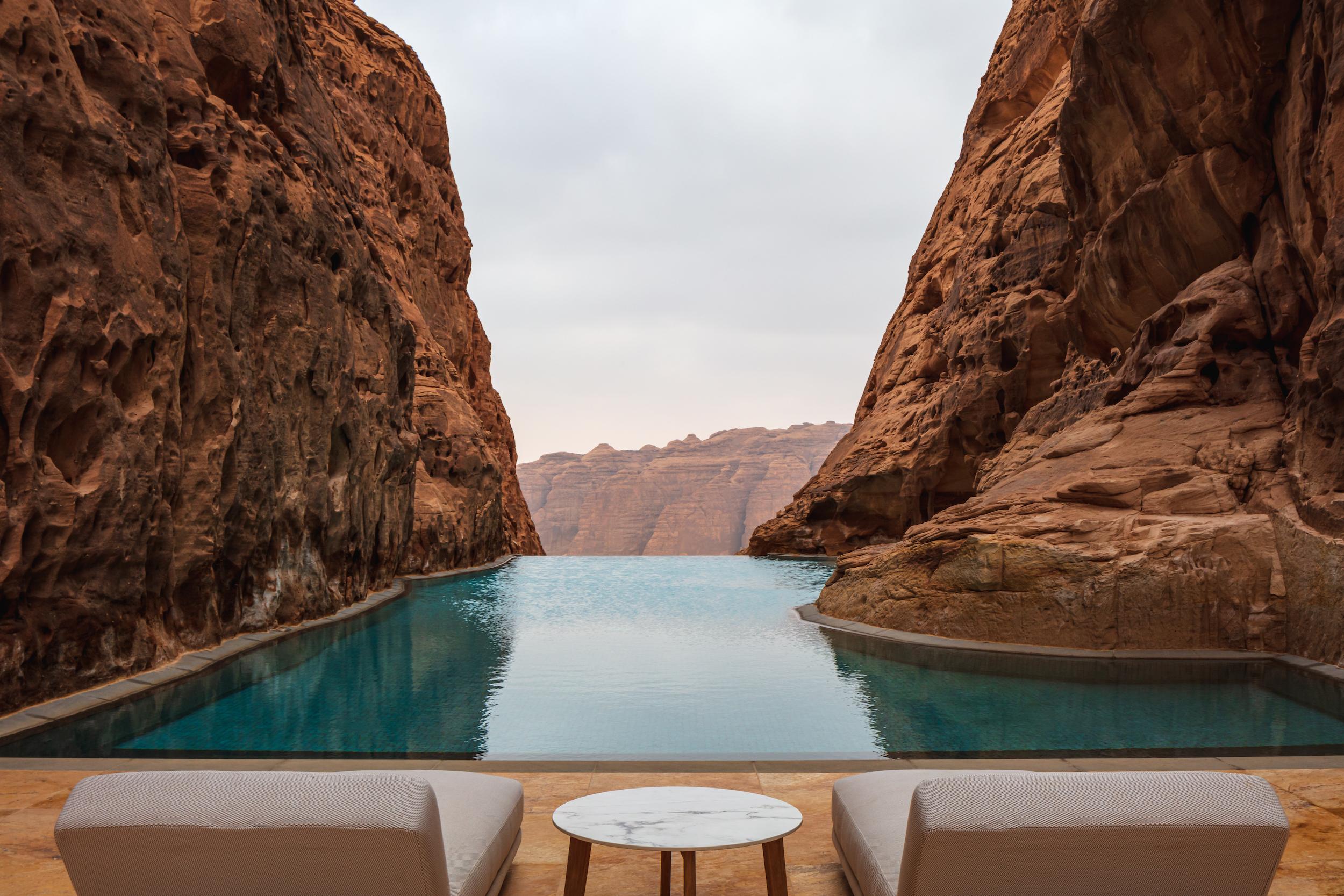 Rock pool AlUla, Saudi Arabia