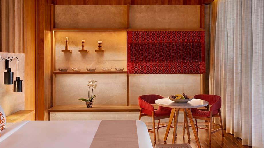 Banyan Tree Mexico Mayakoba Offers - Stay More Pay Less Beachfront Pool Suite Room Coffee Table