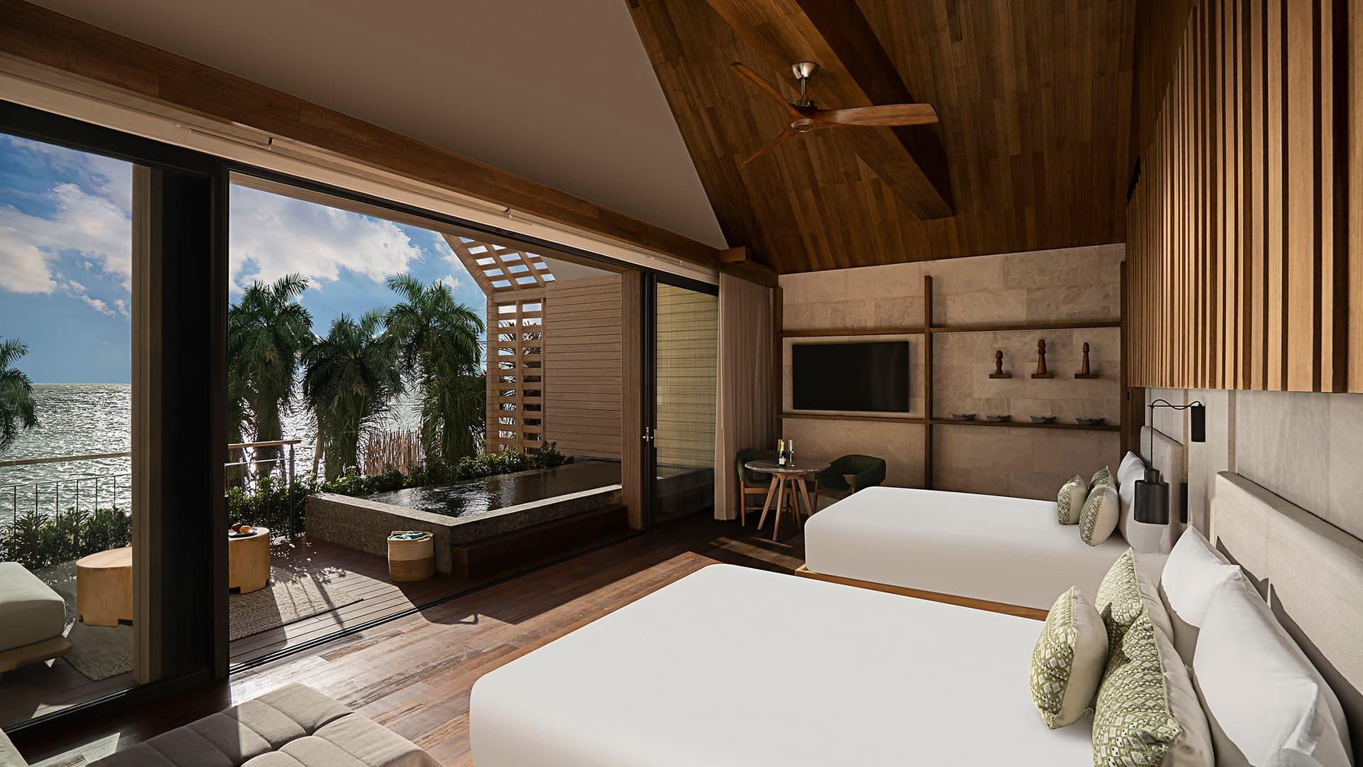 Banyan Tree Mexico Mayakoba Accommodation - Beachfront Pool Suite Queens 2nd Floor