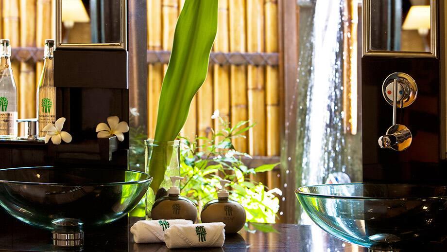 Banyan Tree Maldives Vabbinfaru Accommodation - Beachfront Pool Villa Washtafel