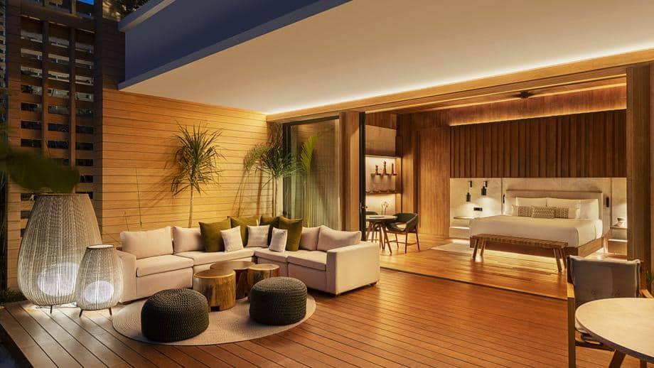 Banyan Tree Mexico Mayakoba Gallery - Beachfront Pool Suite Deck 