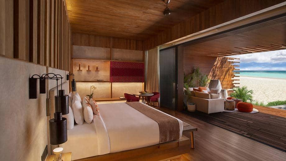 Banyan Tree Mexico Mayakoba Gallery Beachfront Pool Suite Room Perspective
