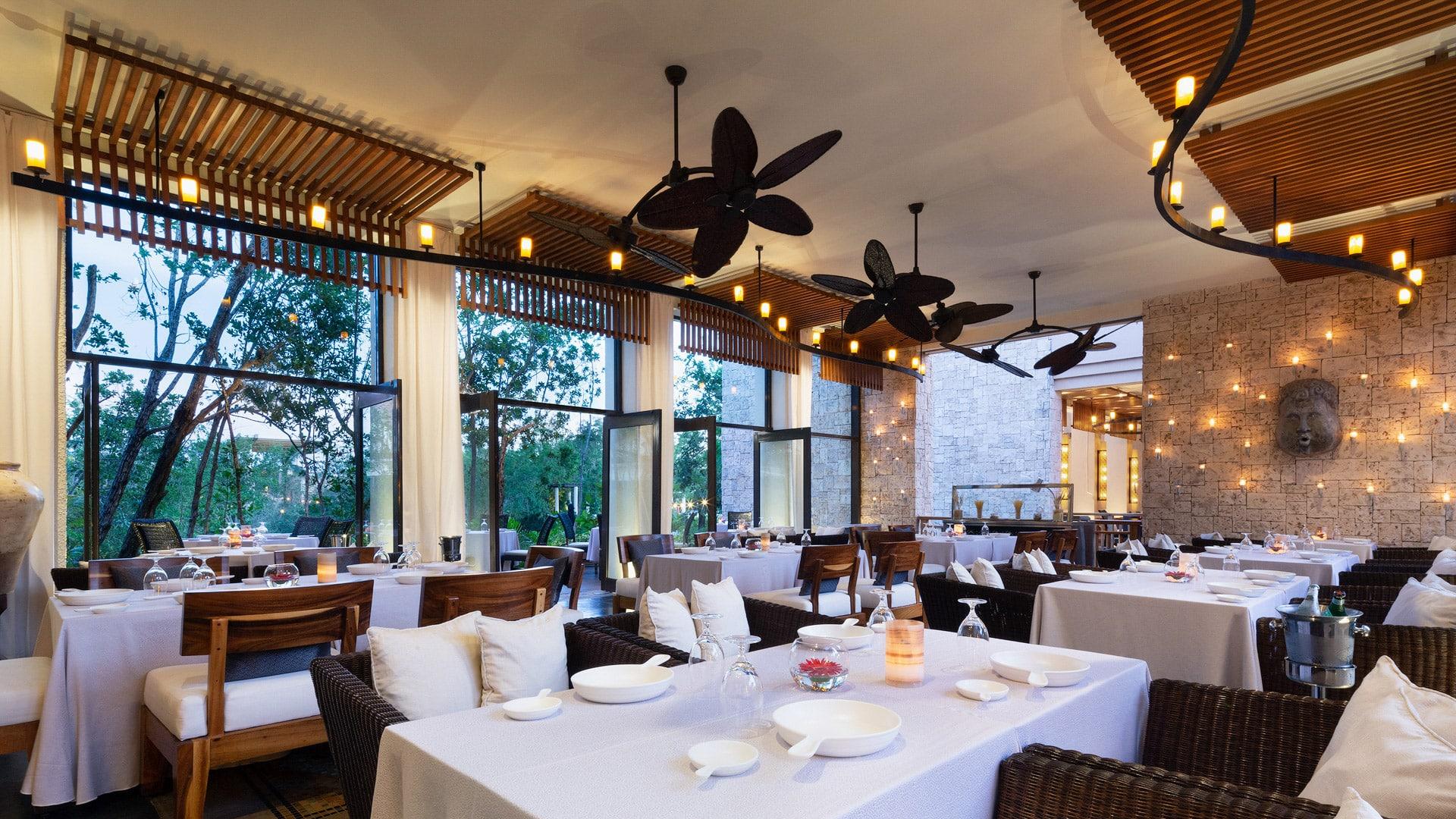Banyan Tree Mexico Mayakoba Dining - Cello Restaurant Interior