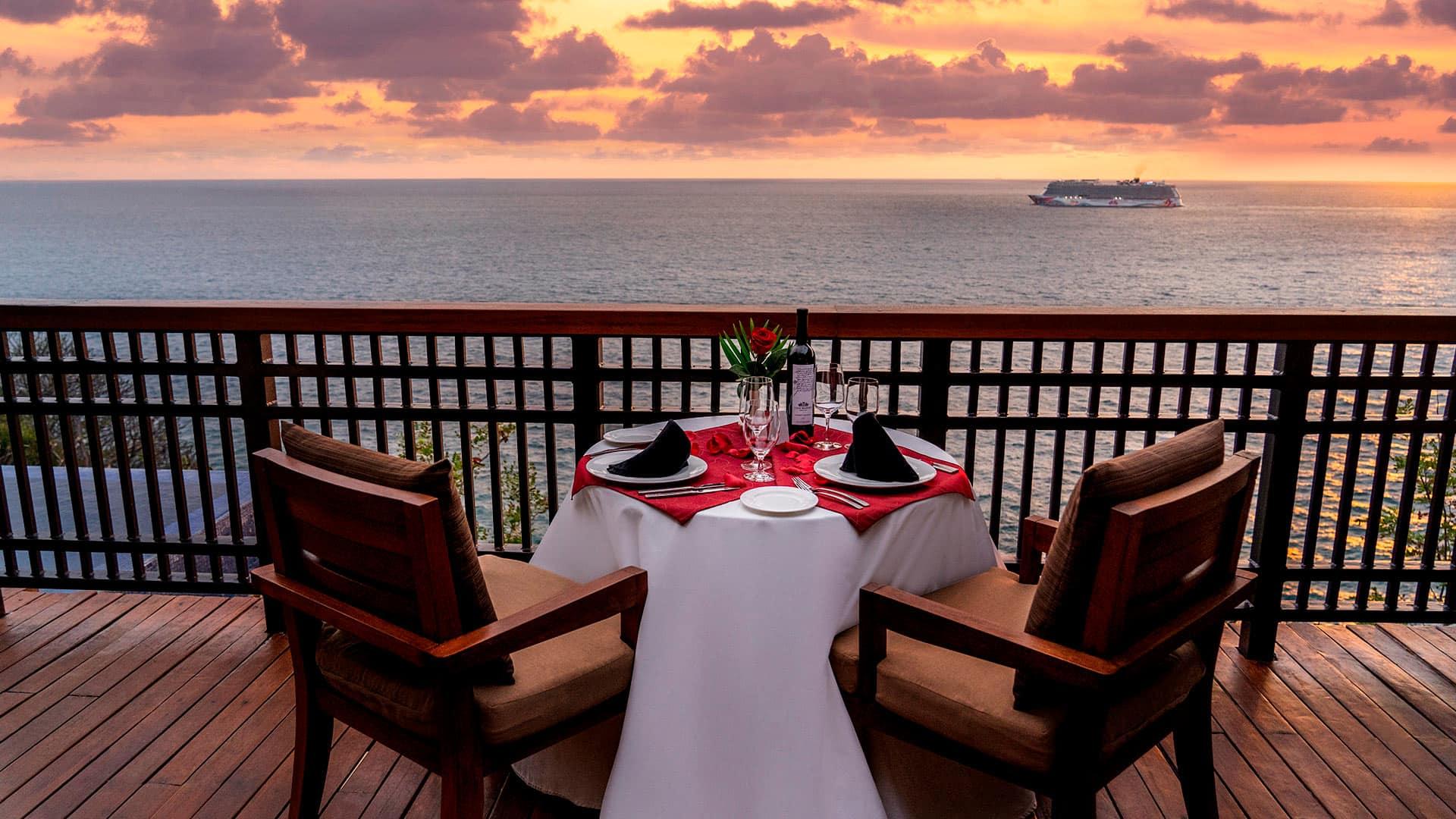 Banyan Tree Mexico Cabo Marques Honeymoons - Intimate Dining Experience Intimate Dining Experience