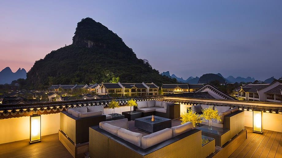 Banyan Tree China Yangshuo Dining - Lobby Lounge Qing Feng Rooftop