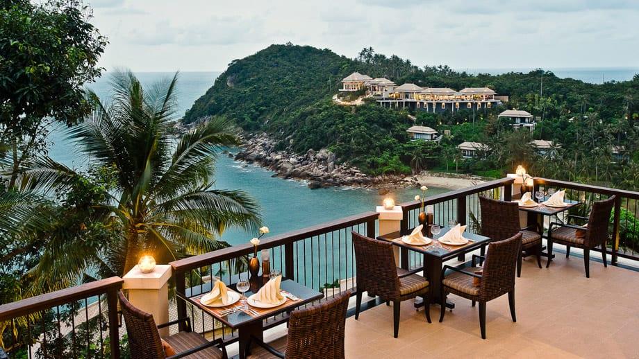 Banyan Tree Thailand Samui Dining - Saffron Deck View