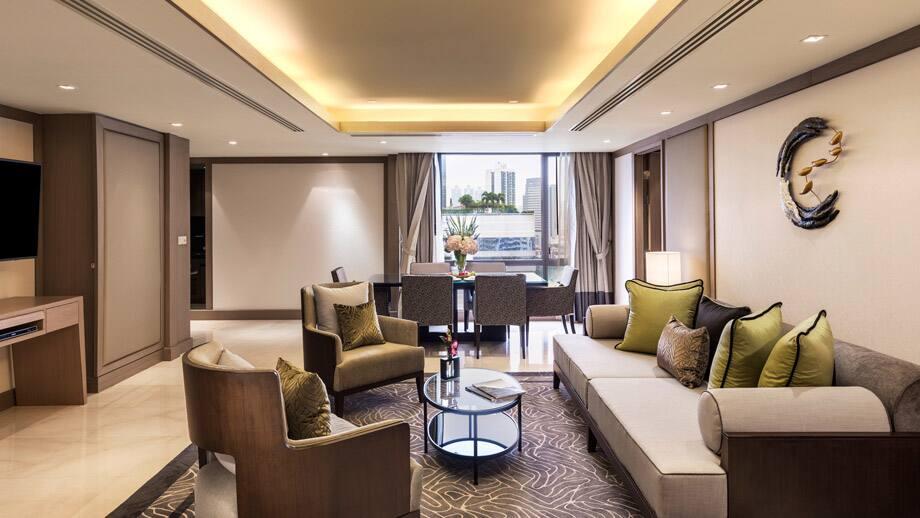 Banyan Tree Thailand Bangkok Accommodation - Two Bedroom Suite Living Room
