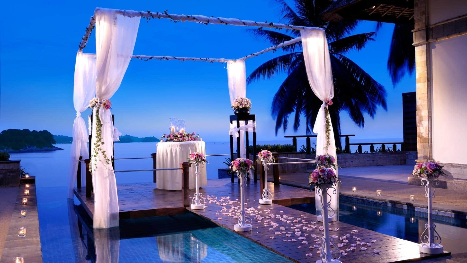 bintan, banyan tree, weddings