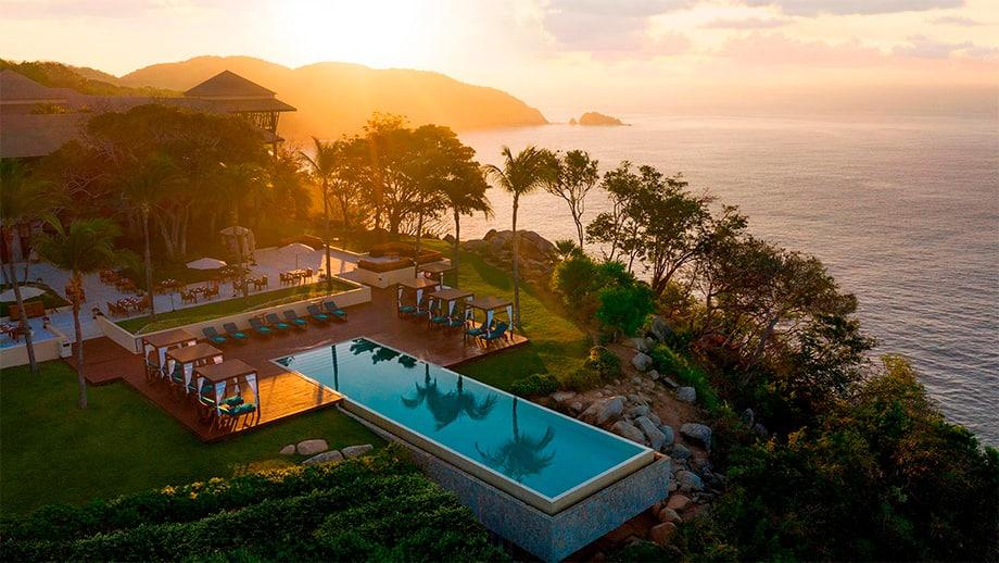 Reflections Pool at Sunset