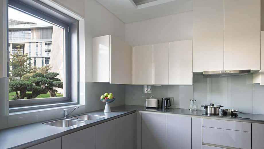 Banyan Tree Qatar Doha Accommodation - Two Bedroom Bliss Apartment Kitchen