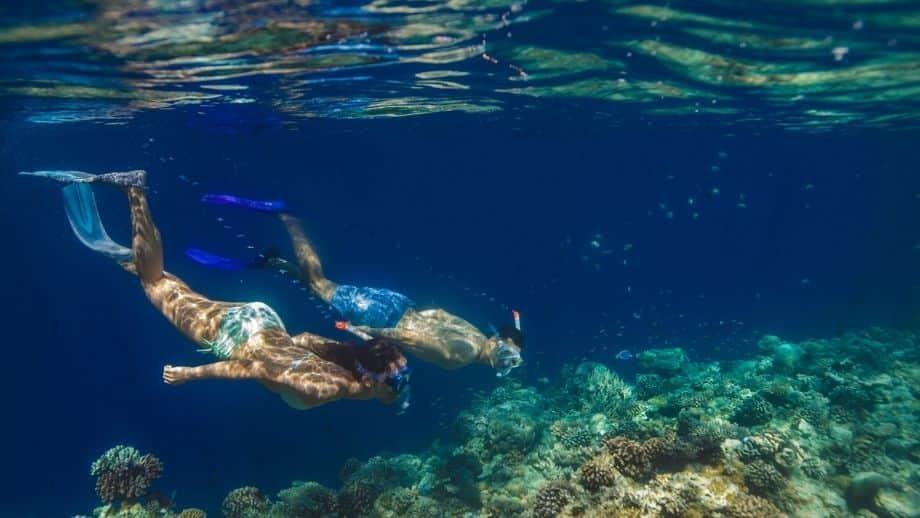 Banyan Tree Maldives Vabbinfaru Gallery - Couple Snorkelling