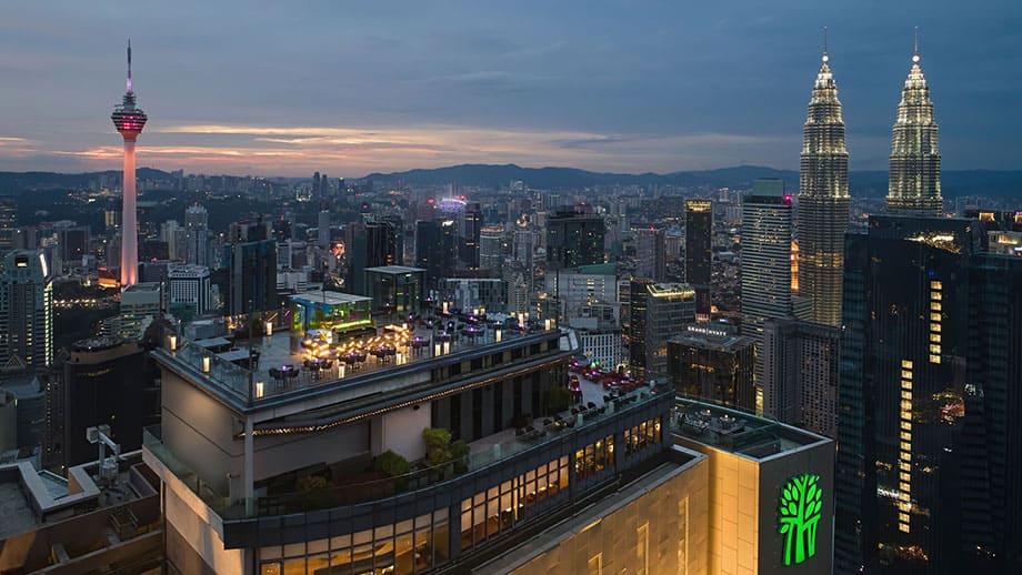 Banyan Tree Kuala Lumpur Aerial View
