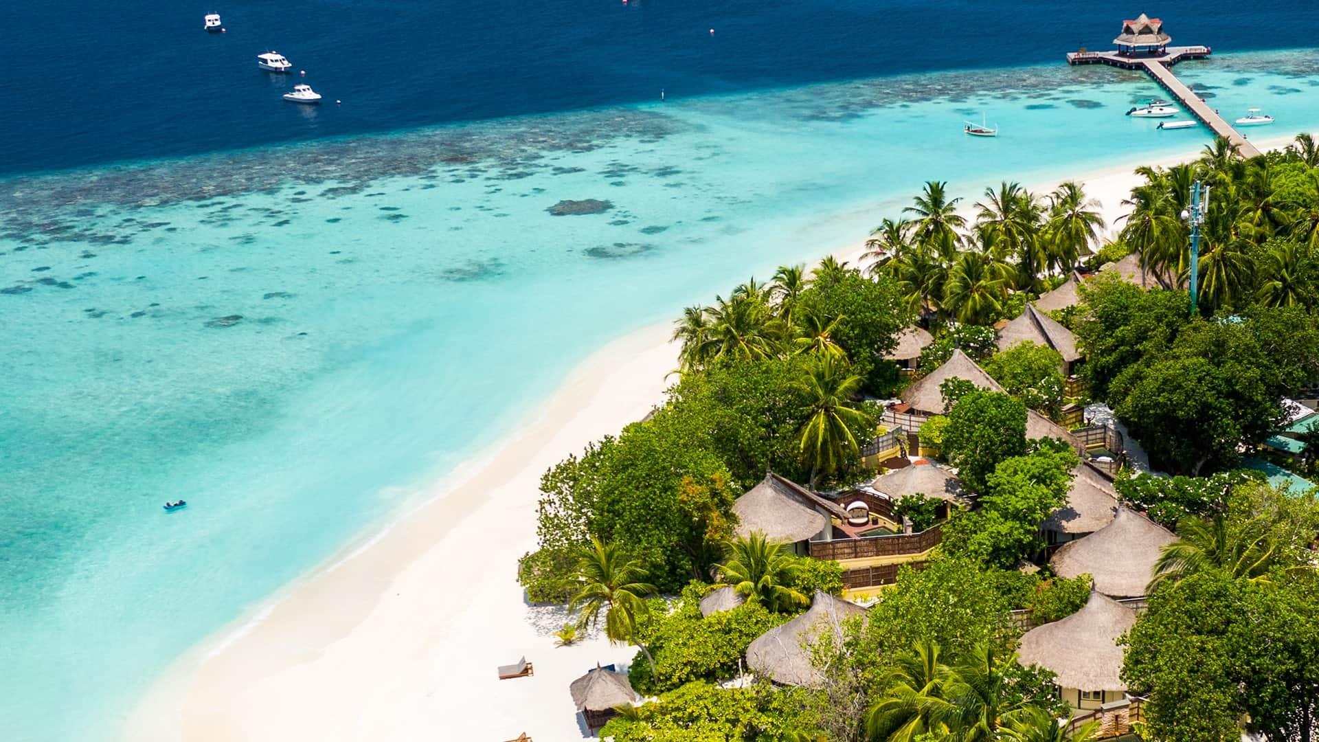 Banyan Tree Vabbinfaru Maldives Aerial View