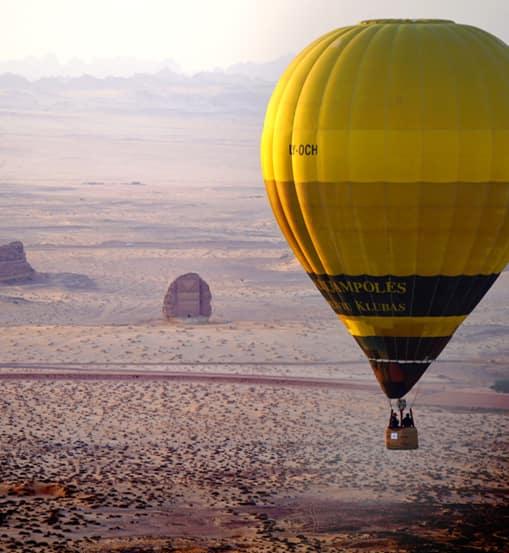 Balloon in AlUla - Banyan Tree 