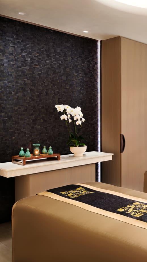 Massage tables at Banyan Tree Spa Dubai