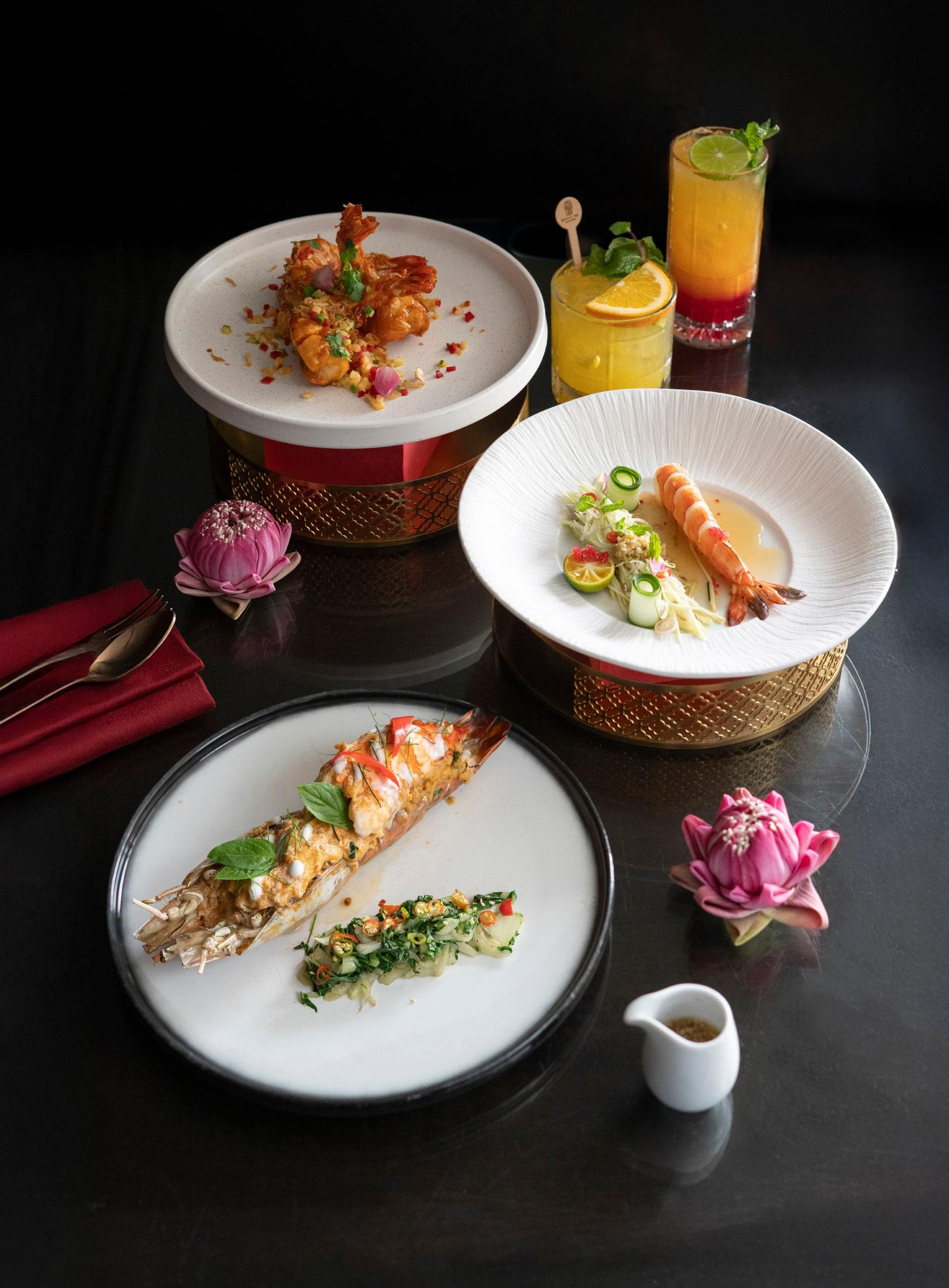 Saffron Bangkok, Prawns