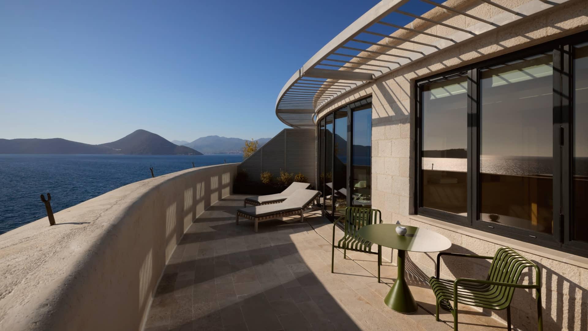 Panoramic Room at Mamula Island by Banyan Tree