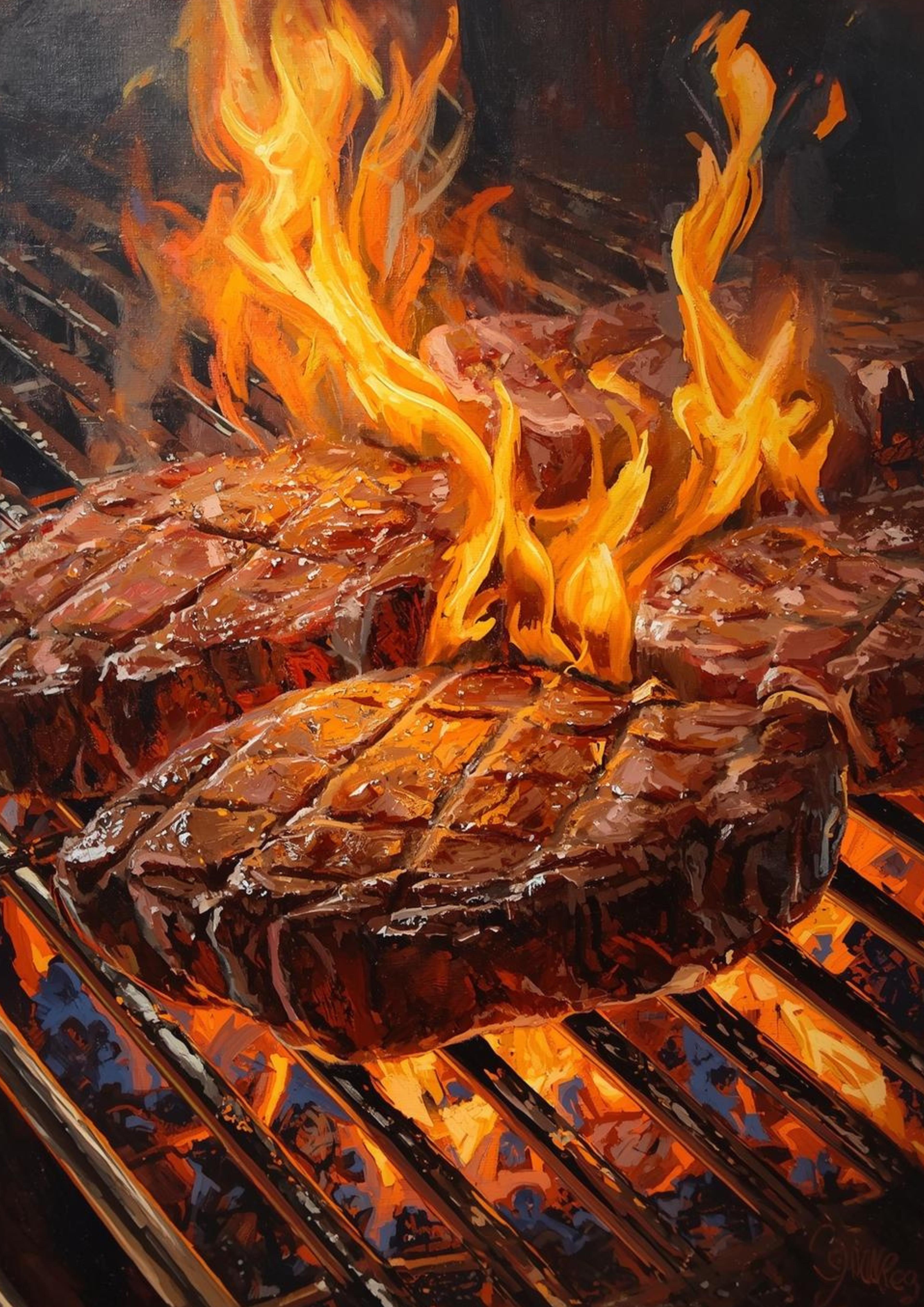 BTTHPK BBQ on fire
