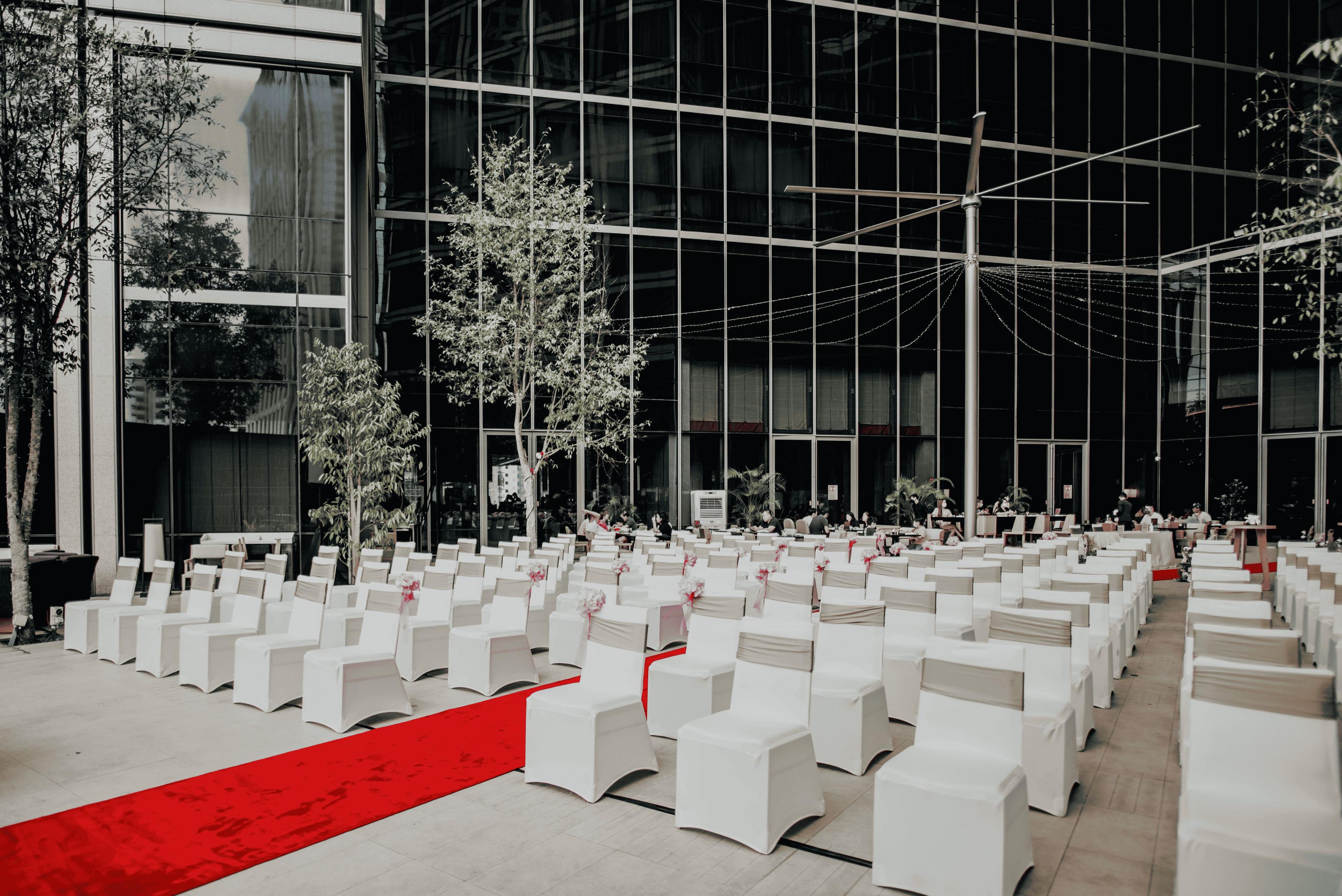 Courtyard Wedding