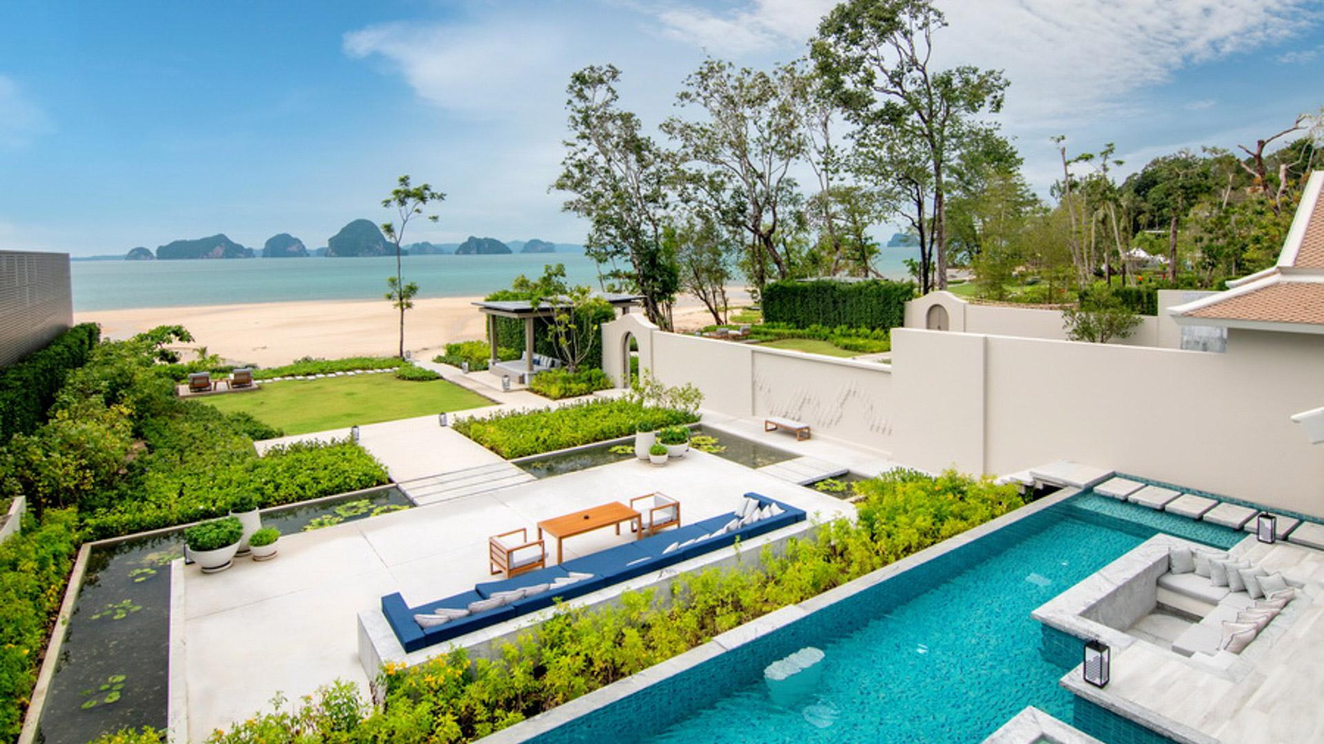Banyan Tree Thailand Krabi Accommodation - Presidential Beachfront Pool Villa View from Above