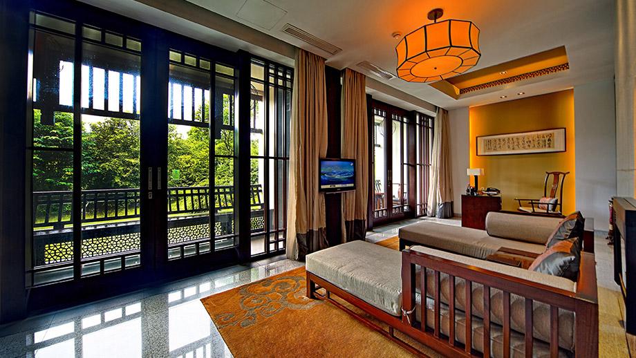 Banyan Tree China Hangzhou Accommodation - Water Terrace Suite King- Livingroom