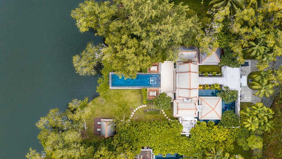 Banyan Tree Thailand Phuket Accommodation - Two Bedroom Doublepool Villa Aerial