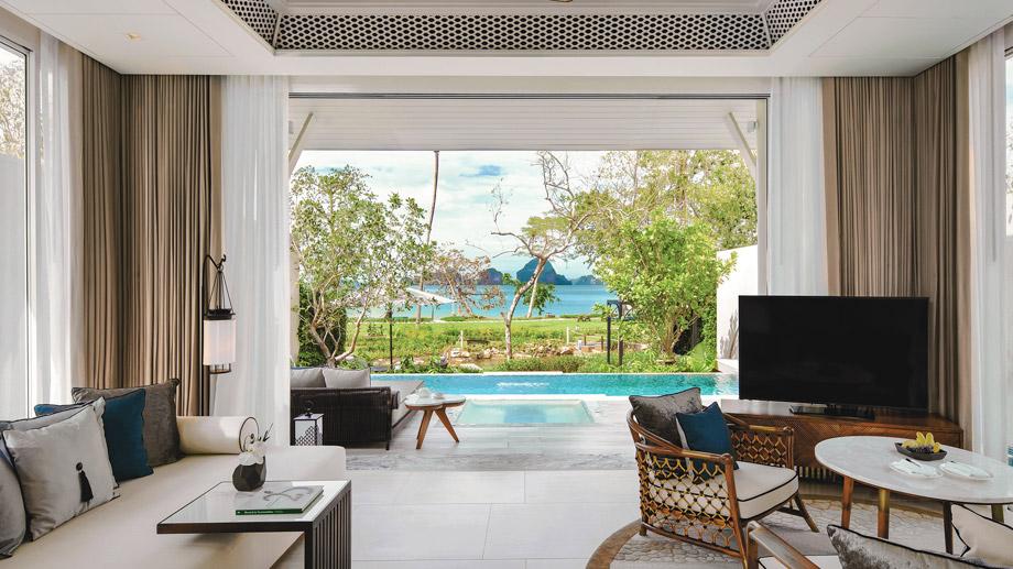 Banyan Tree Thailand Krabi Accommodation - Beachfront Pool Villa Living Area