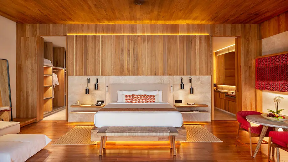 Banyan Tree Mexico Mayakoba Offers - Best Available Rate Beachfront Pool Suite Room Frontal View