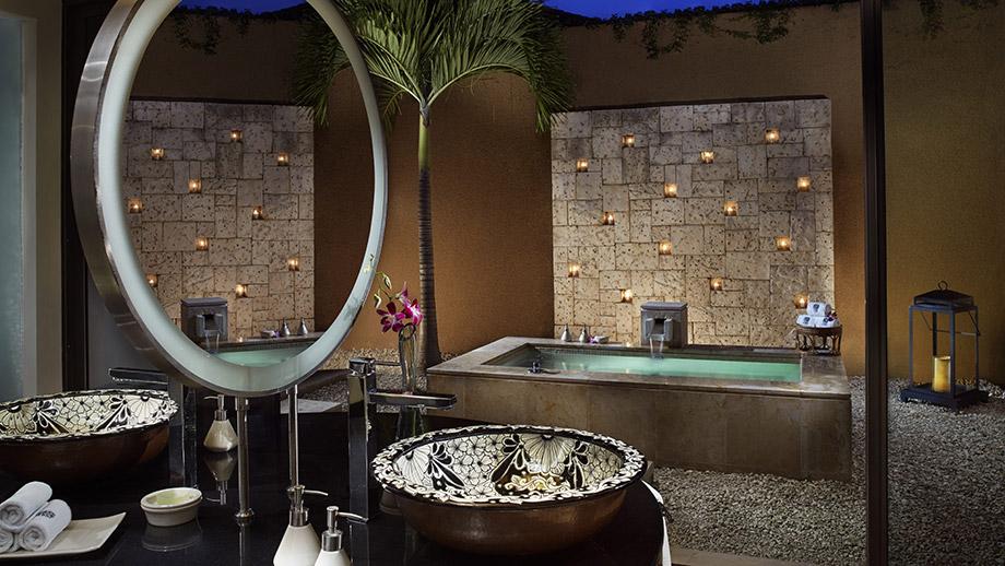 Banyan Tree Mexico Mayakoba Accommodation - Beachfront Three Bedroom Pool Villa Bathroom