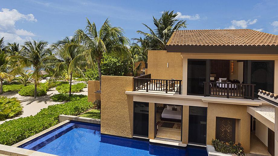 Banyan Tree Mexico Mayakoba Accommodation - Beachfront Three Bedroom Pool Villa Exterior