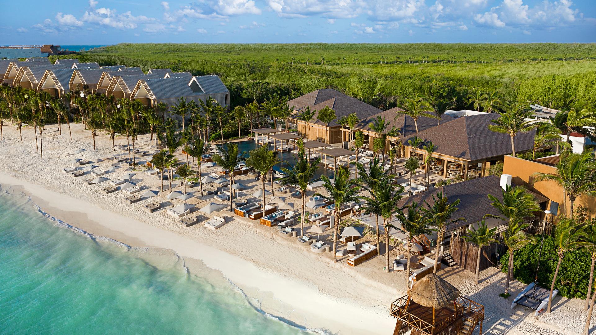Banyan Tree Mexico Mayakoba Location - Sands And Beachfront Pool Suites Aerial View