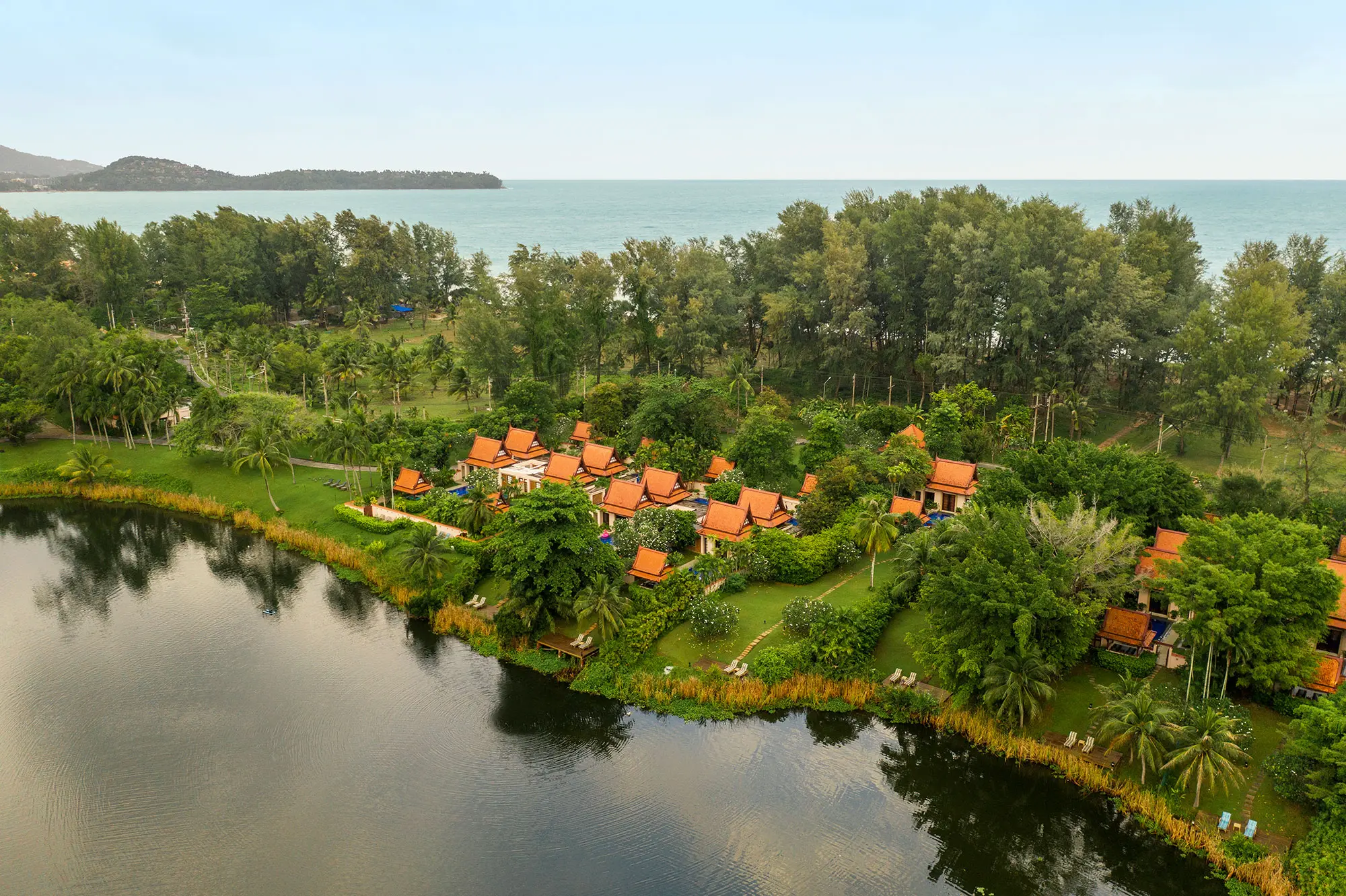 Banyan Tree Thailand Phuket Gallery - Aerial Grand Lagoon Beach Pool Villas