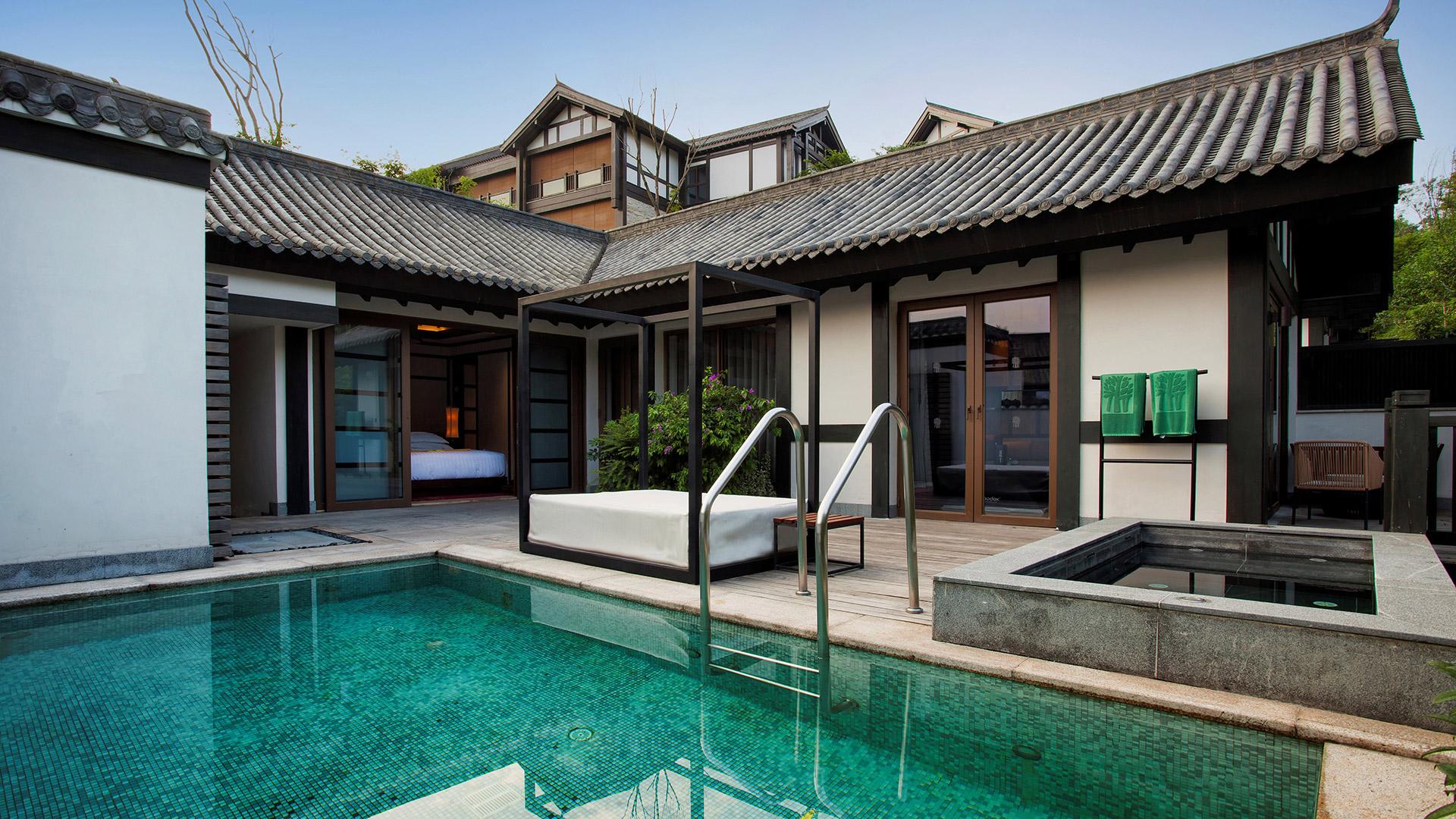 Banyan Tree China Chongqing Beibei Accommodation - Double Pool Hot Spring Villa