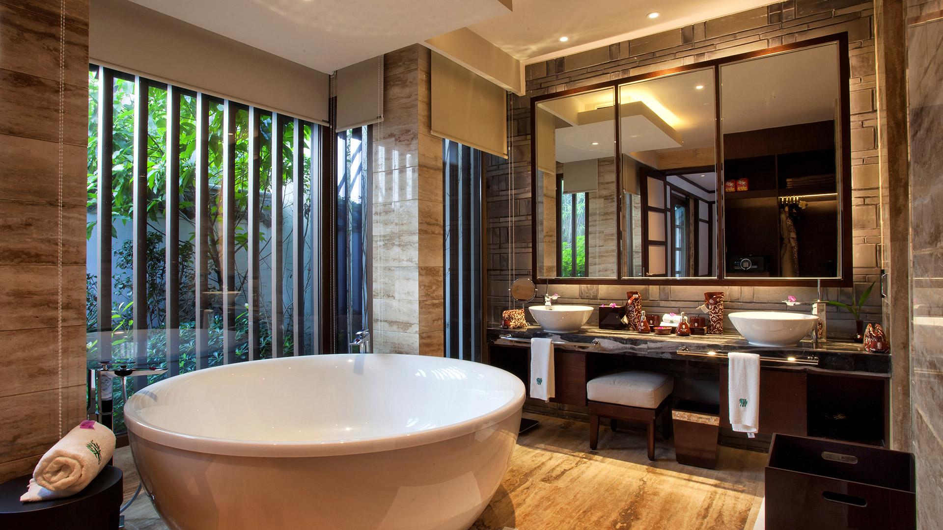 Banyan Tree China Chongqing Beibei Accommodation - Double Pool Villa Bathroom