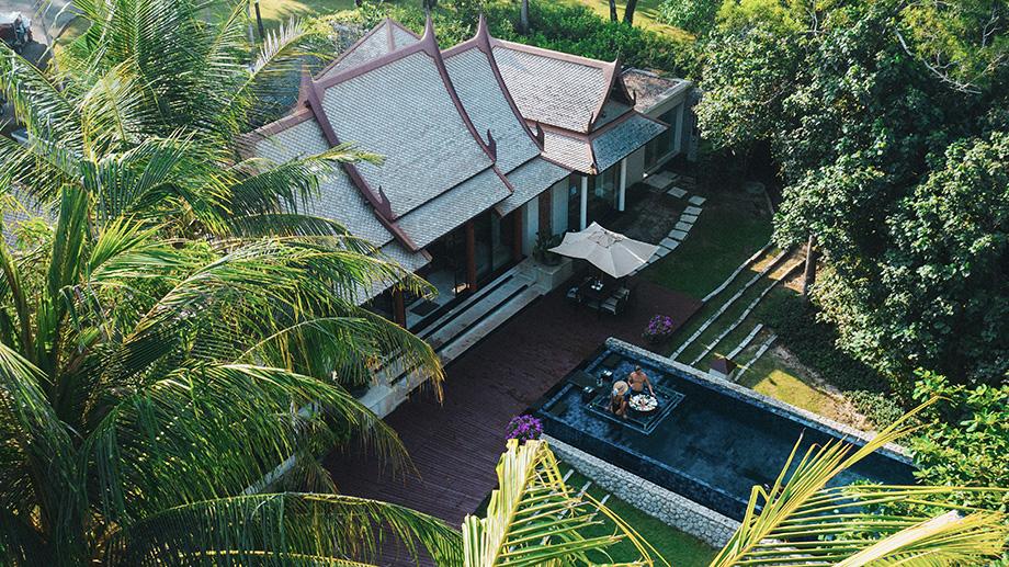 Banyan Tree Thailand Phuket Weddings Honeymoons - Double Pool Villa Floating Breakfast