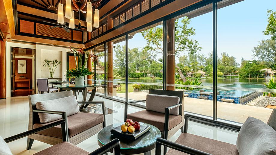 Banyan Tree Thailand Phuket Accommodation - One Bedroom Doublepool Villa Living Room