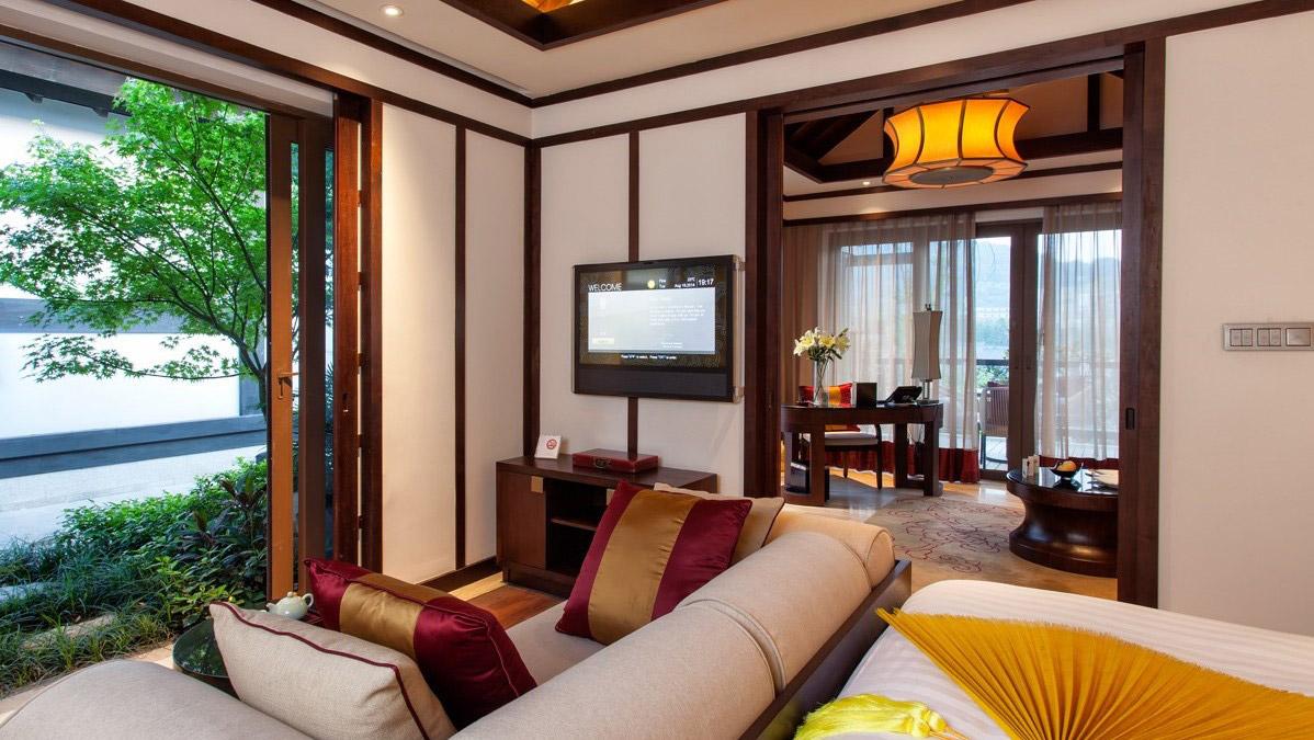 Banyan Tree China Chongqing Beibei Accommodation - Hot Spring Villa Twin Living Room