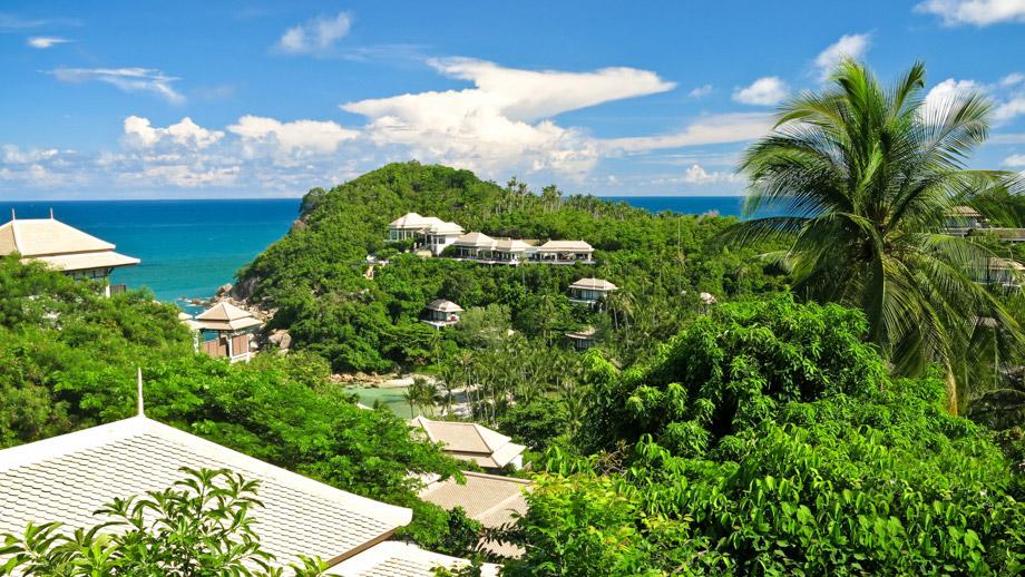 Banyan Tree Thailand Samui Accommodation - Ocean View Pool Villa Aerial View