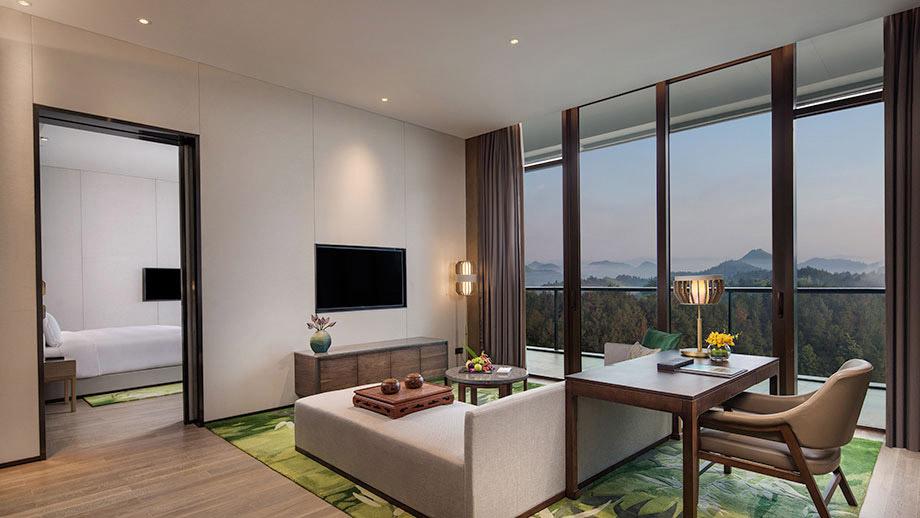 Banyan Tree China Anji Accommodation - Panoramic Suite Living Room