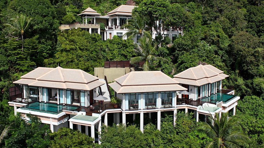 Banyan Tree Thailand Samui Accommodation - Presidential Pool Villa Aerial View
