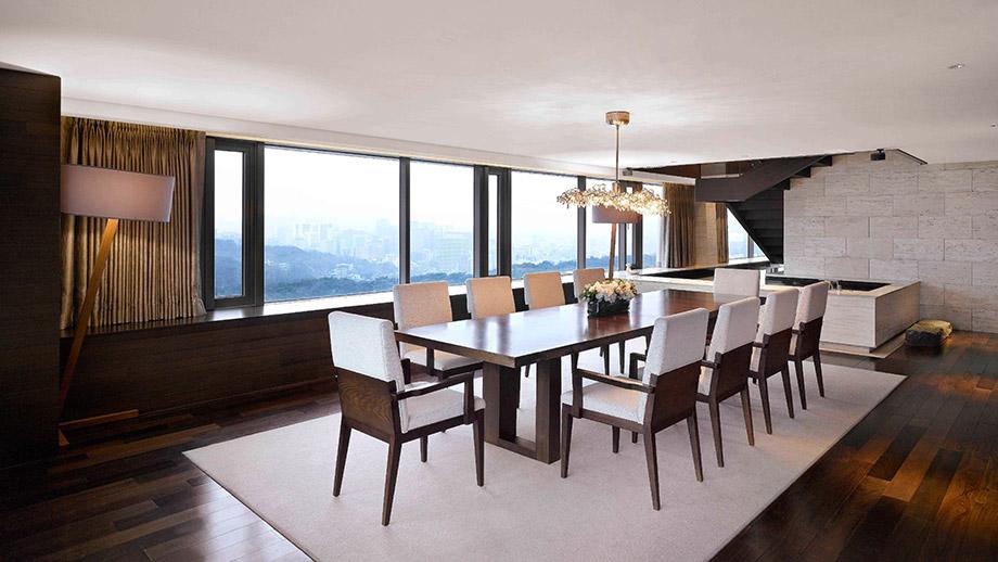 Banyan Tree South Korea Club And Spa Seoul Accommodation - Presidential Suite Namsan Dining Room View