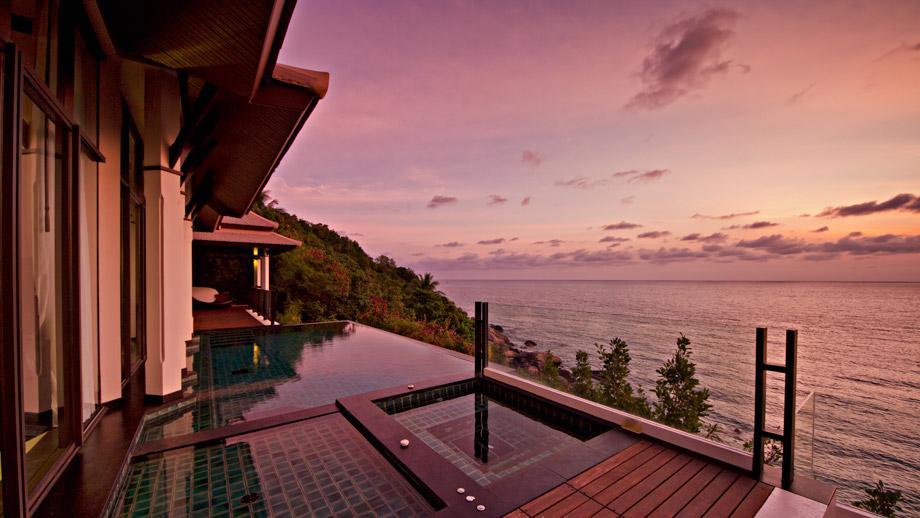 Banyan Tree Thailand Samui Accommodation - Royal Banyan Ocean Pool Villa Sunset View