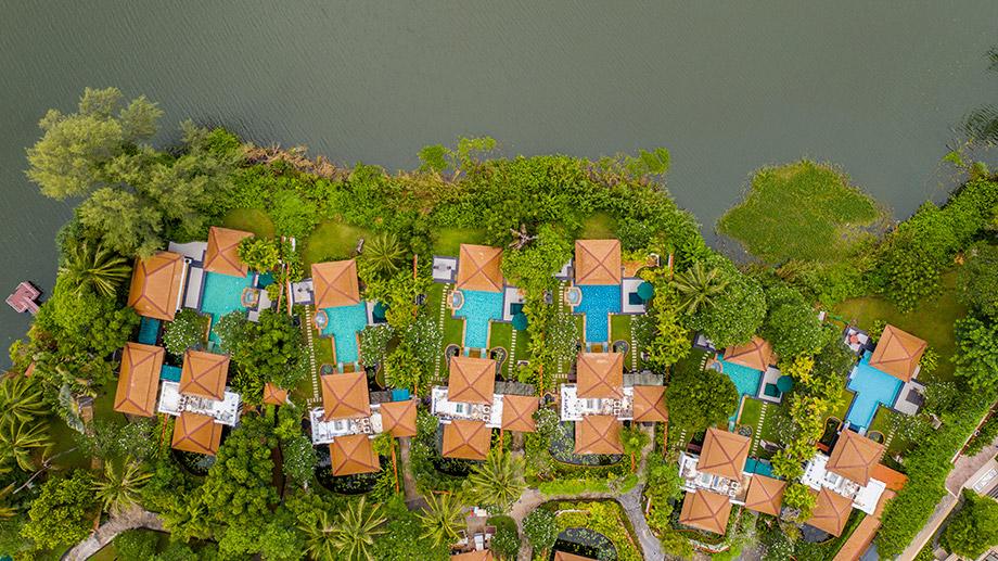 Banyan Tree Thailand Phuket Accommodation - Spa Pool Villa Aerial