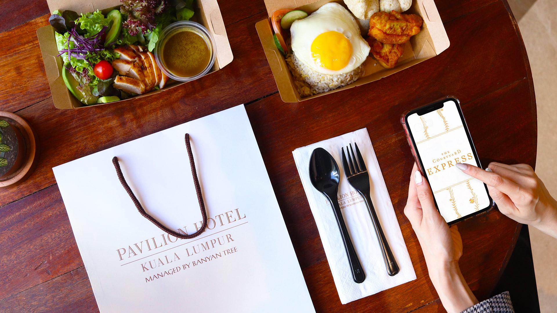 Banyan Tree Malaysia Pavilion Hotel Dining - Pavilion Hotel Take Away And Delivery Lifestyle Shot