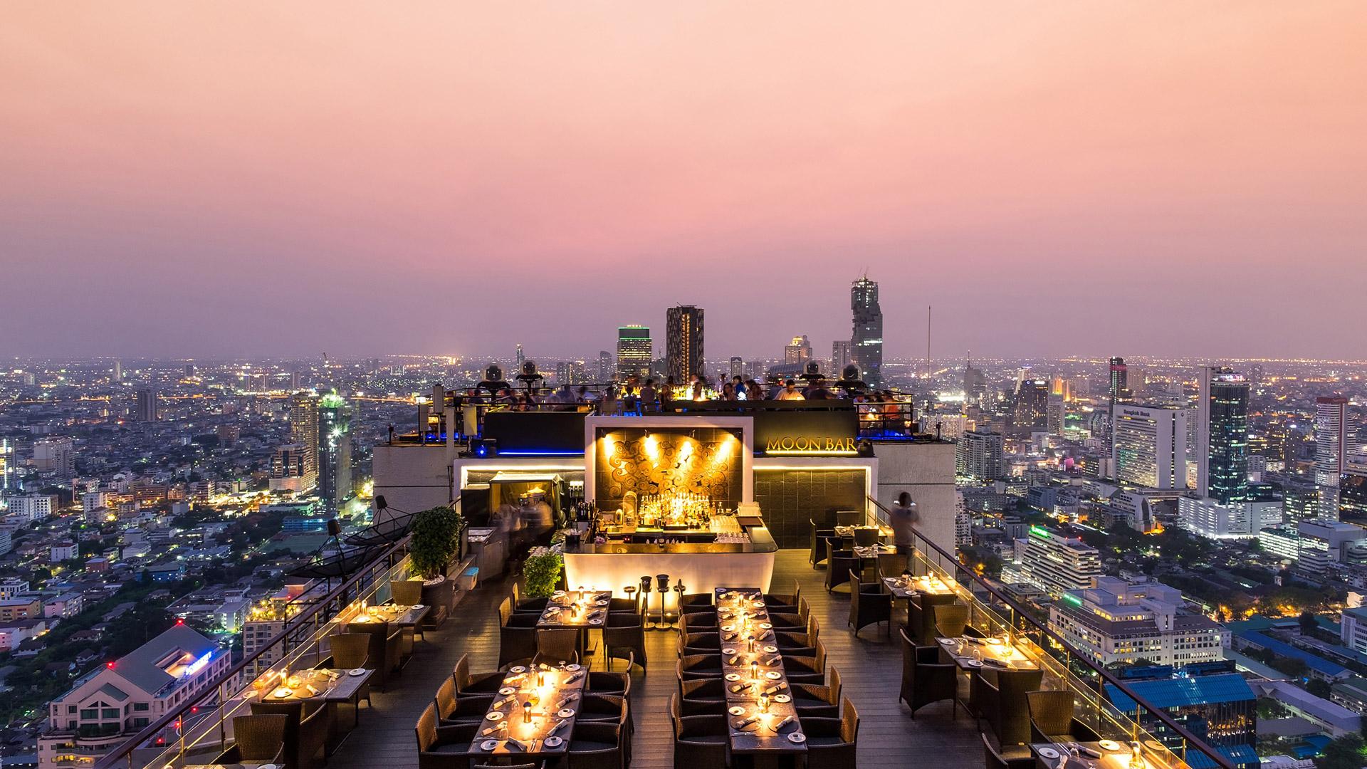 Banyan Tree Thailand Bangkok Dining - Vertigo Sunset Rooftop