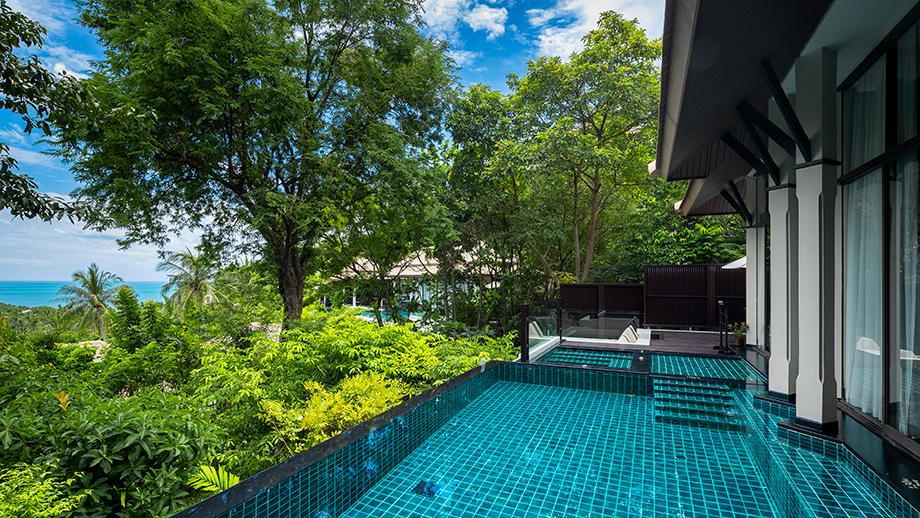 Banyan Tree Thailand Samui Accommodation - Wellbeing Sanctuary Pool Villa Partial Ocean View