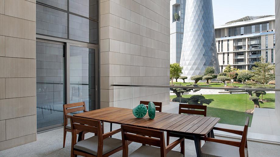 Banyan Tree Qatar Doha Accommodation - Two Bedroom Bliss Residence Balcony