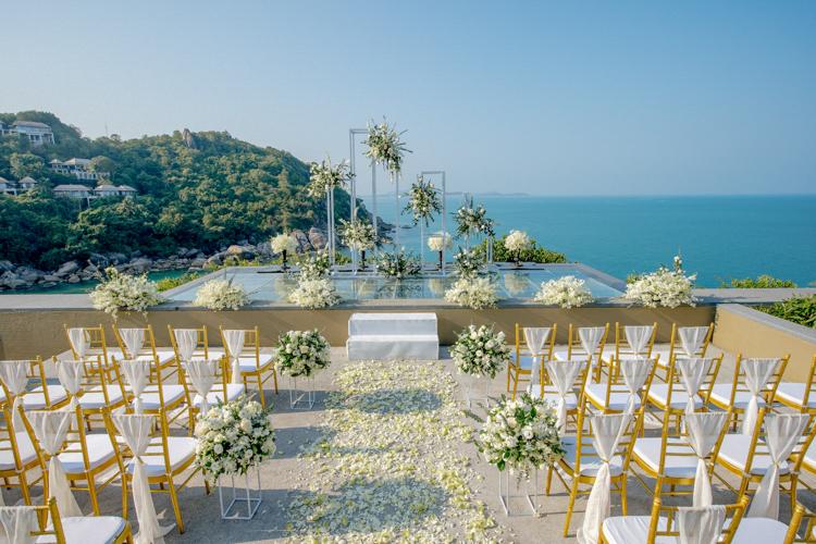 Banyan Tree Thailand Samui Gallery - Experiences Wedding by the Cliff