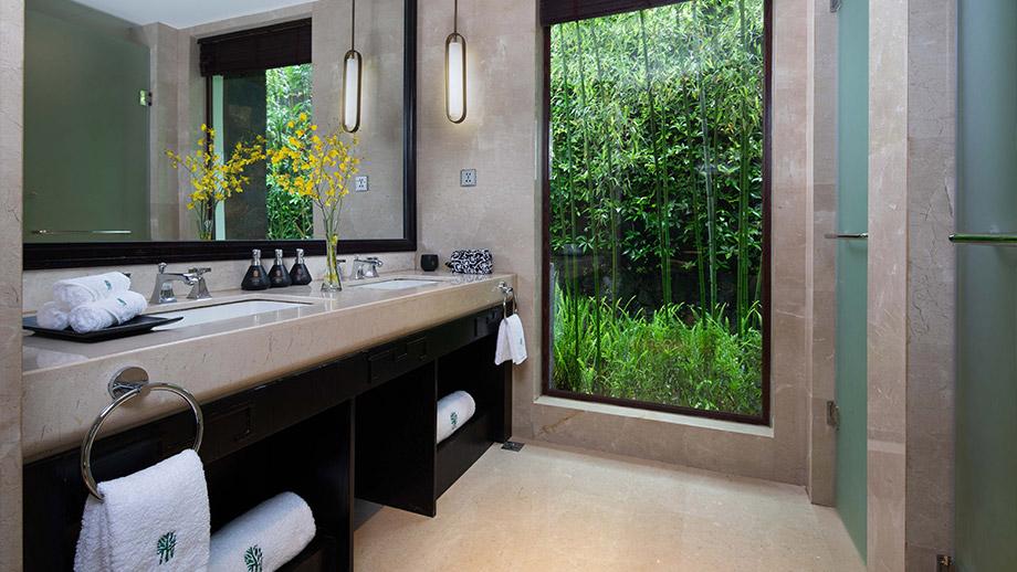 Banyan Tree China Tengchong Accommodation - Hot Spring Pool Villa Bathroom