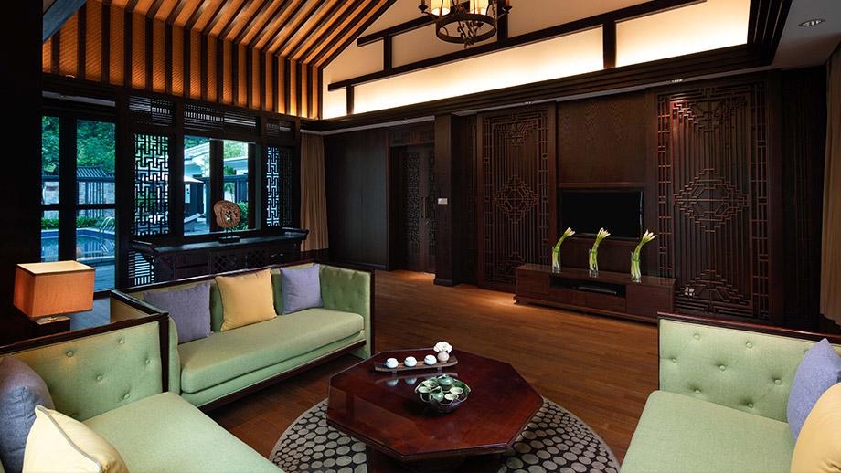 Banyan Tree China Tengchong Accommodation - Presidential Villa Living Area